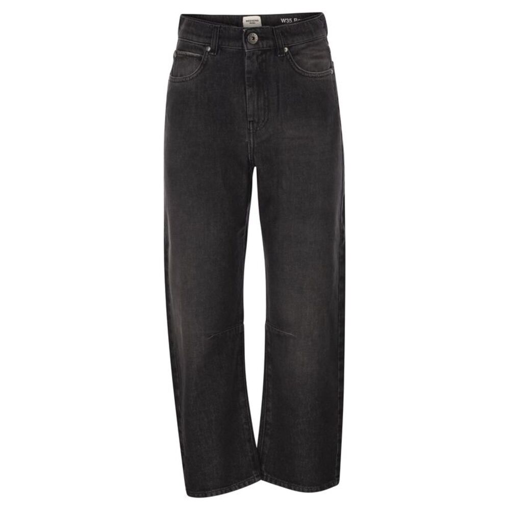 Weekend Maxmara Women Wkdcaduca - Wide-Leg Cotton Denim Jeans